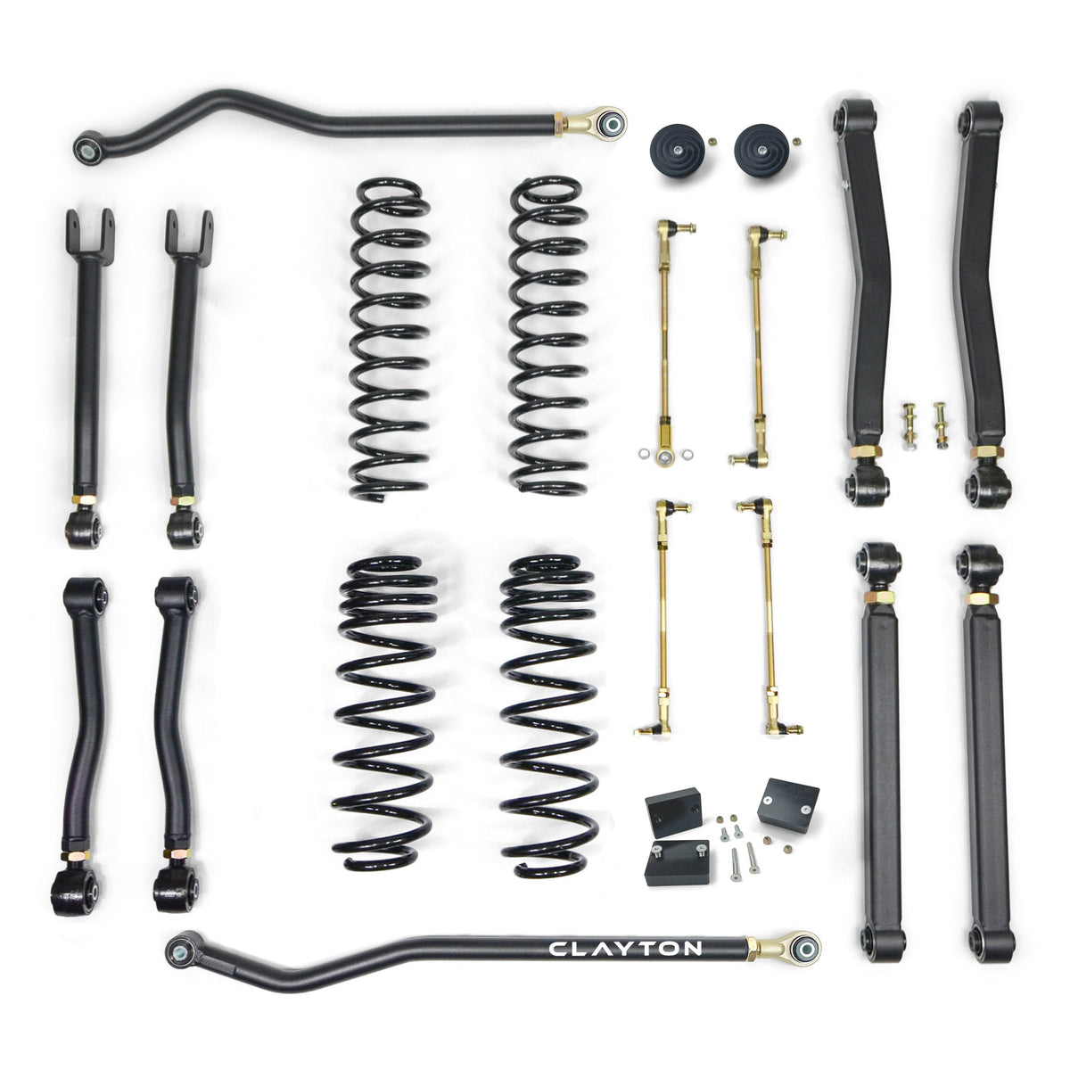 Jeep Wrangler Diesel 1.5 Inch Overland Plus Lift Kit 2018-Present Jeep Wrangler JL Clayton Off Road