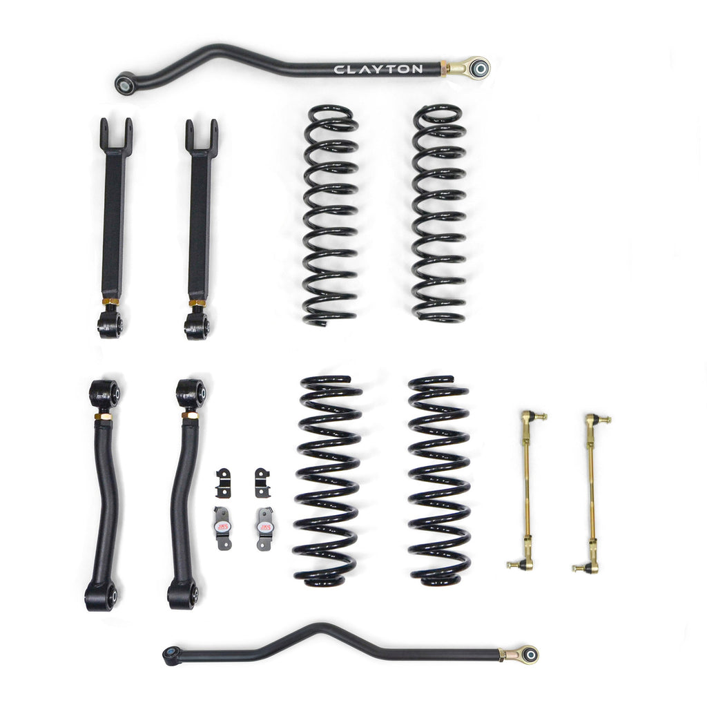 Jeep Wrangler 1.5 Inch Ride Right+ Lift Kit 2007-2018 JK 2 or 4 Door Clayton Off Road