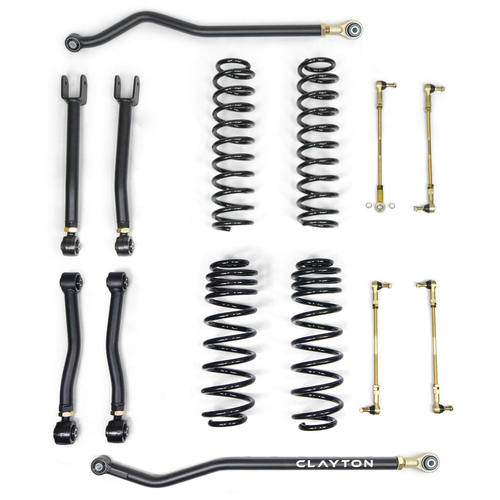 Jeep Wrangler 2.5 Inch Ride Right+ Lift Kit 2018+ JL 2 or 4 Door Clayton Off Road