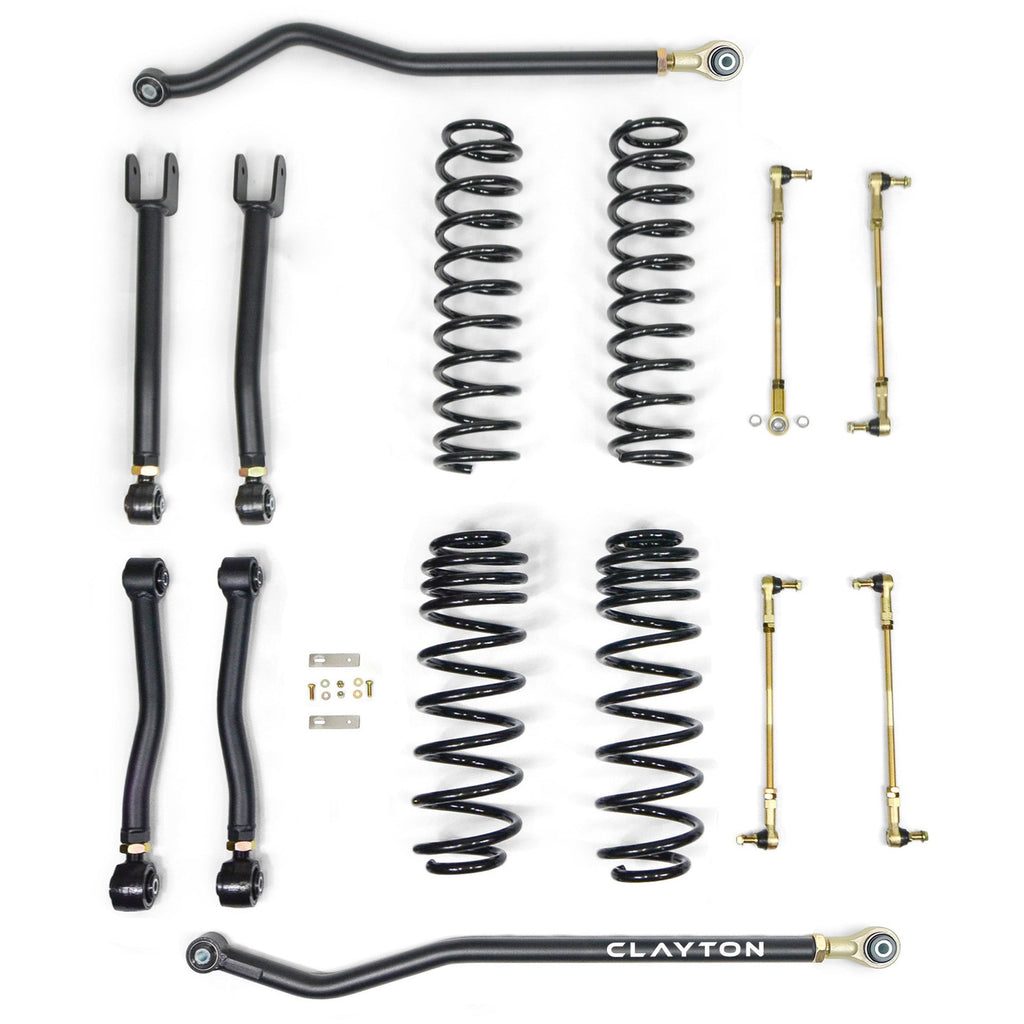 Jeep Wrangler 3.5 Inch Ride Right+ Lift Kit 2018+ JL 2 or 4 Door Clayton Off Road