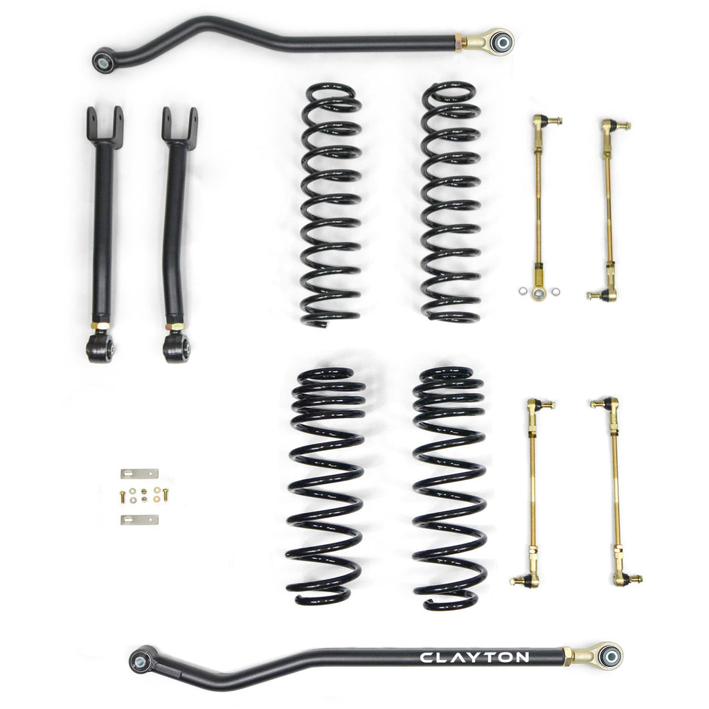 Jeep Wrangler 4XE 3.5 Inch Ride Right+ Lift Kit 2021+ JL Clayton Off Road