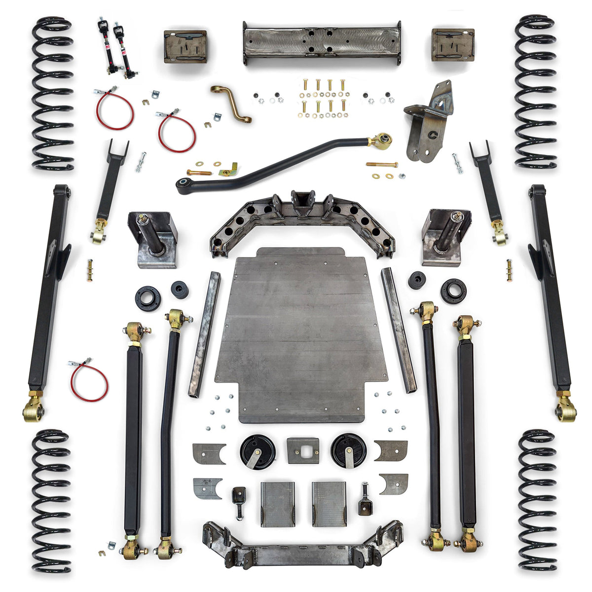 Jeep Cherokee 6.5 Inch Long Arm Lift Kit W/Rear Coil Conversion 84-01 XJ Clayton Off Road