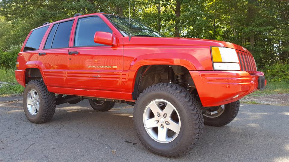 Jeep Grand Cherokee 5.0 Inch Long Arm Lift Kit 96-98 ZJ Clayton Off Road