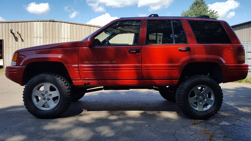 Jeep Grand Cherokee 5.0 Inch Long Arm Lift Kit 96-98 ZJ Clayton Off Road