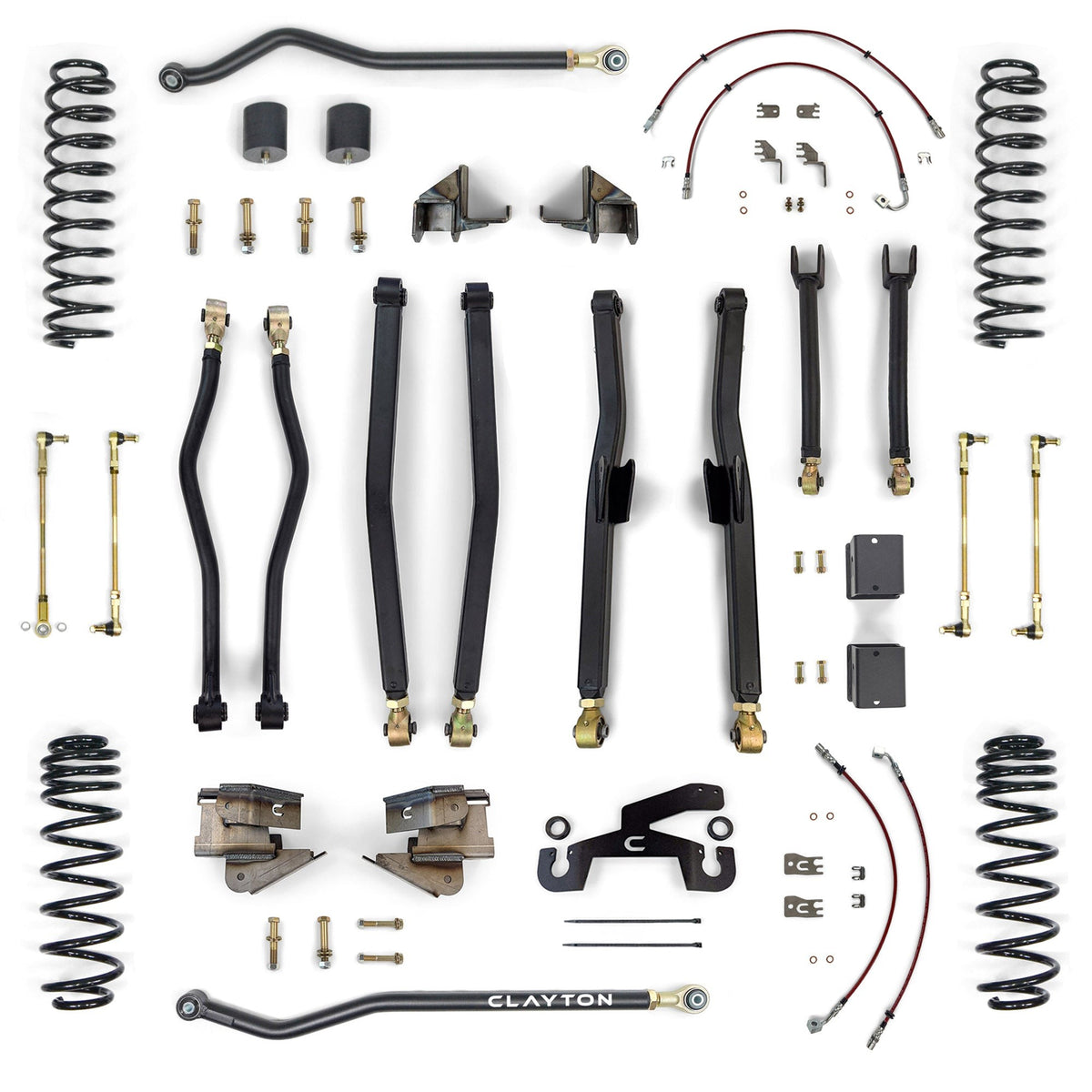Jeep Wrangler Premium 2.5 Inch Long Arm Lift Kit 2018+ JL Clayton Offroad