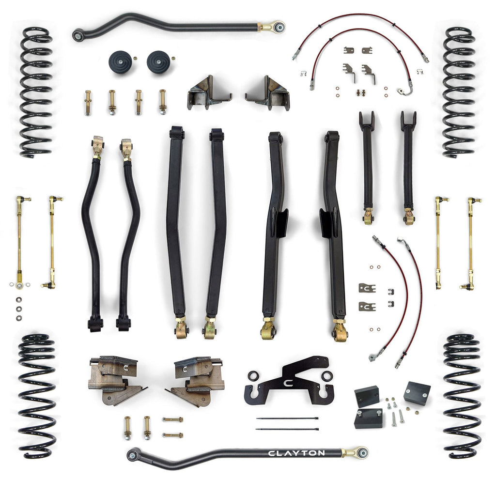 Jeep Wrangler 392 Premium 3.5 Inch Long Arm Lift Kit 2021-2025 JL Clayton Offroad
