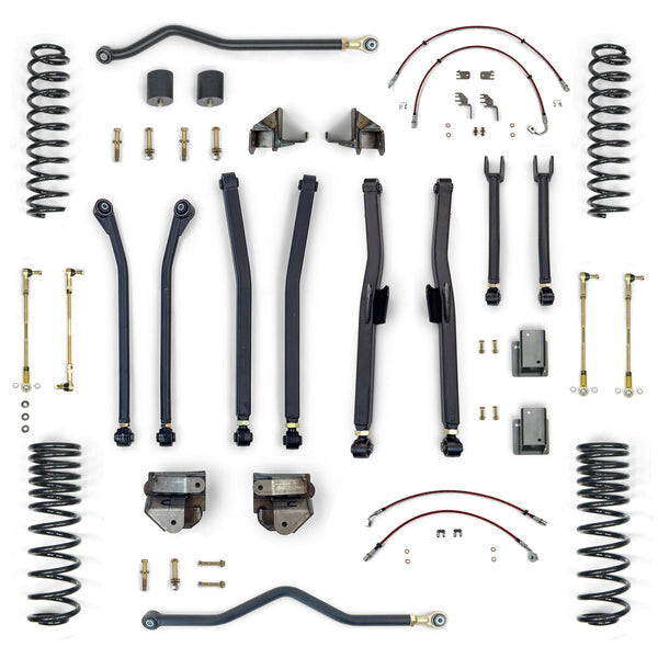 2020-Present Jeep Gladiator JT Overland Plus 2.5 Inch Long Arm Lift Kit Clayton Off Road