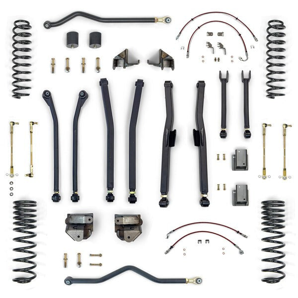 2020-Present Jeep Gladiator JT Diesel Overland Plus 3.5 Inch Long Arm Lift Kit Clayton Off Road
