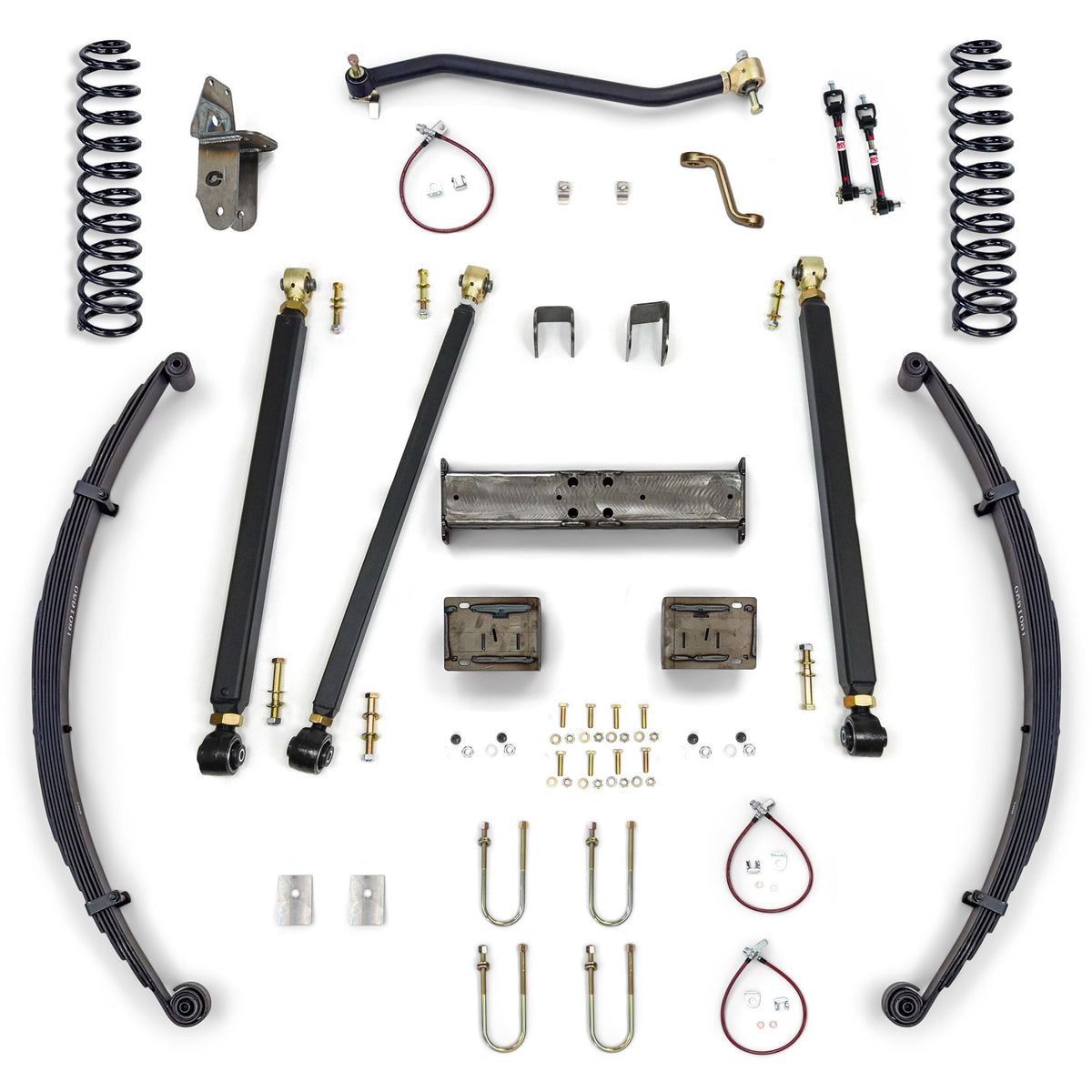 Jeep Cherokee 6.5 Inch Pro Series 3 Link Long Arm Lift Kit 84-01 XJ Clayton Off Road