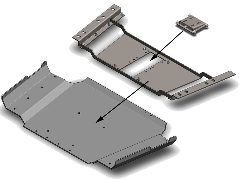 TJ Transfer Skid Plates Clayton Offroad