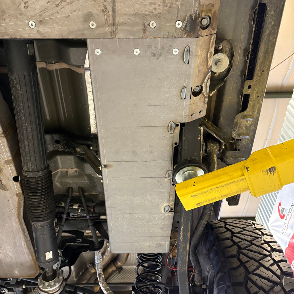 Jeep Wrangler JL Exhaust/Resonator Skid Plate Only (2018+, JL) Clayton Off Road