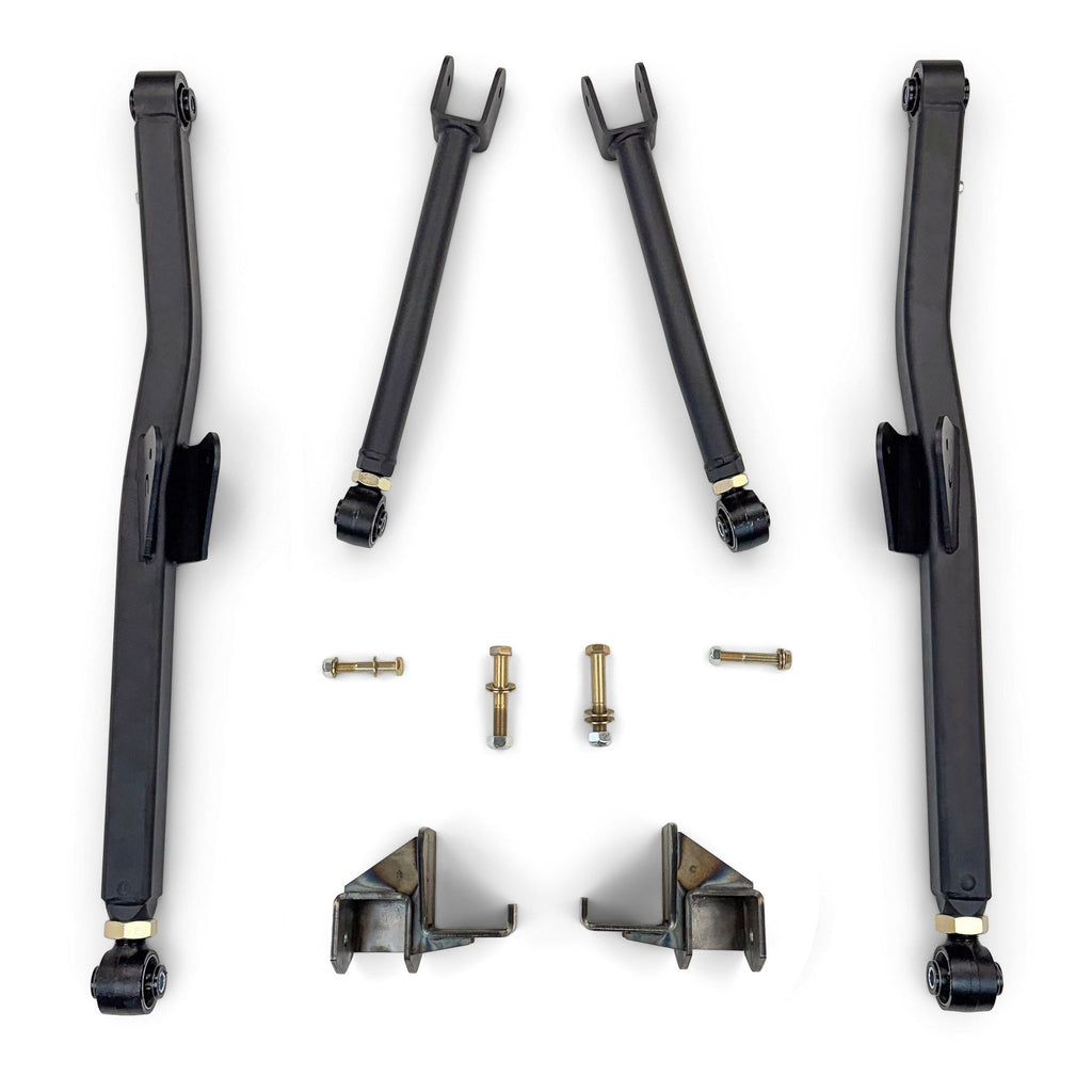 Jeep Overland+ Front Long Arm Upgrade Kit 3.6-V6/2.0-I4 2018+ JL/JT Clayton Offroad