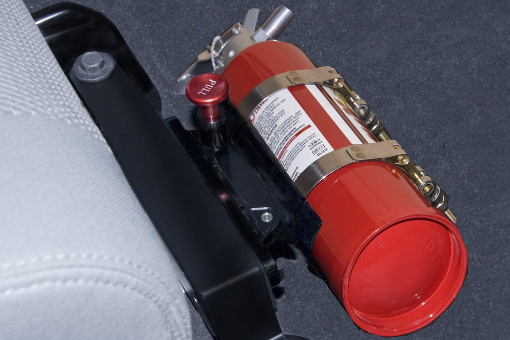 Universal Fire Extinguisher Mount Black DV8 Offroad