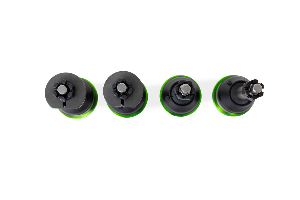 2018 2026 Jeep JL Replacement Ball Joint Kit Anodized Green Dana 30 or Dana 44 DV8 Offroad