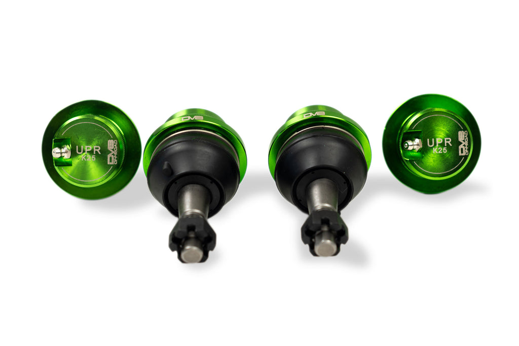 2018 2026 Jeep JL Replacement Ball Joint Kit Anodized Green Dana 30 or Dana 44 DV8 Offroad
