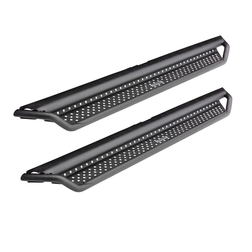 Dominator Xtreme D1 SideSteps With Mounting Bracket Kit Textured Black 2019-2026 Ram 1500 Go Rhino