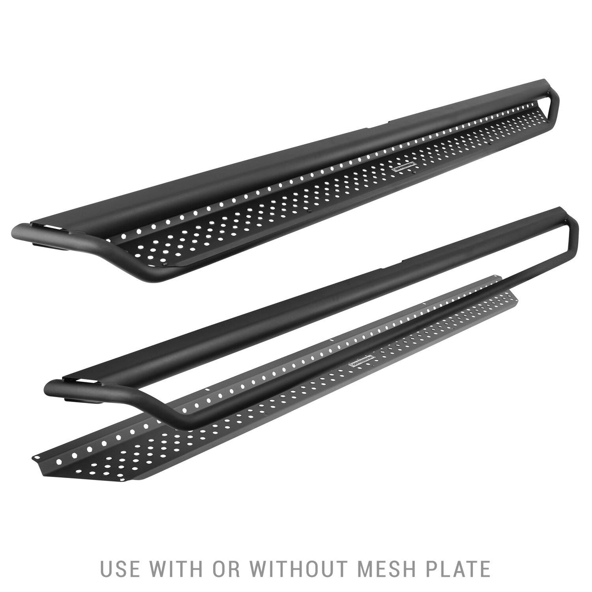 Dominator Xtreme D1 SideSteps With Mounting Bracket Kit Textured Black 2019-2026 Ram 1500 Go Rhino