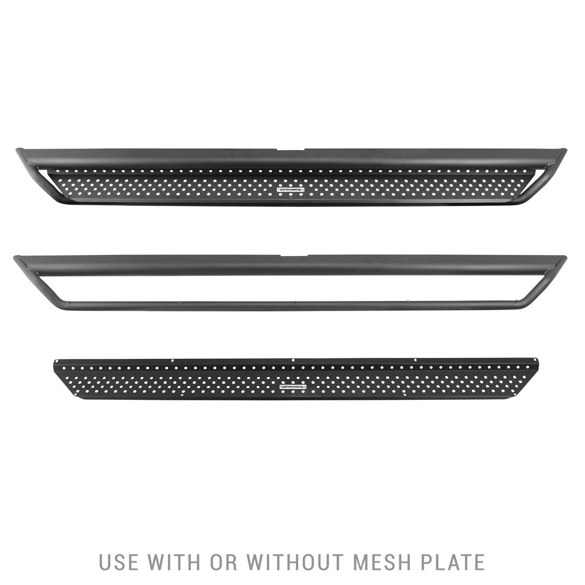 Dominator Xtreme D1 SideSteps With Mounting Bracket Kit Textured Black 2007-2021 Toyota Tundra Go Rhino