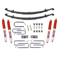 Suspension Lift Kit w/Shock Nitro Shocks 2.5 Inch Front/2 Inch Rear Lift Incl. Front Leaf Springs Front U Bolt Kit Front Bushing Kit Skyjacker