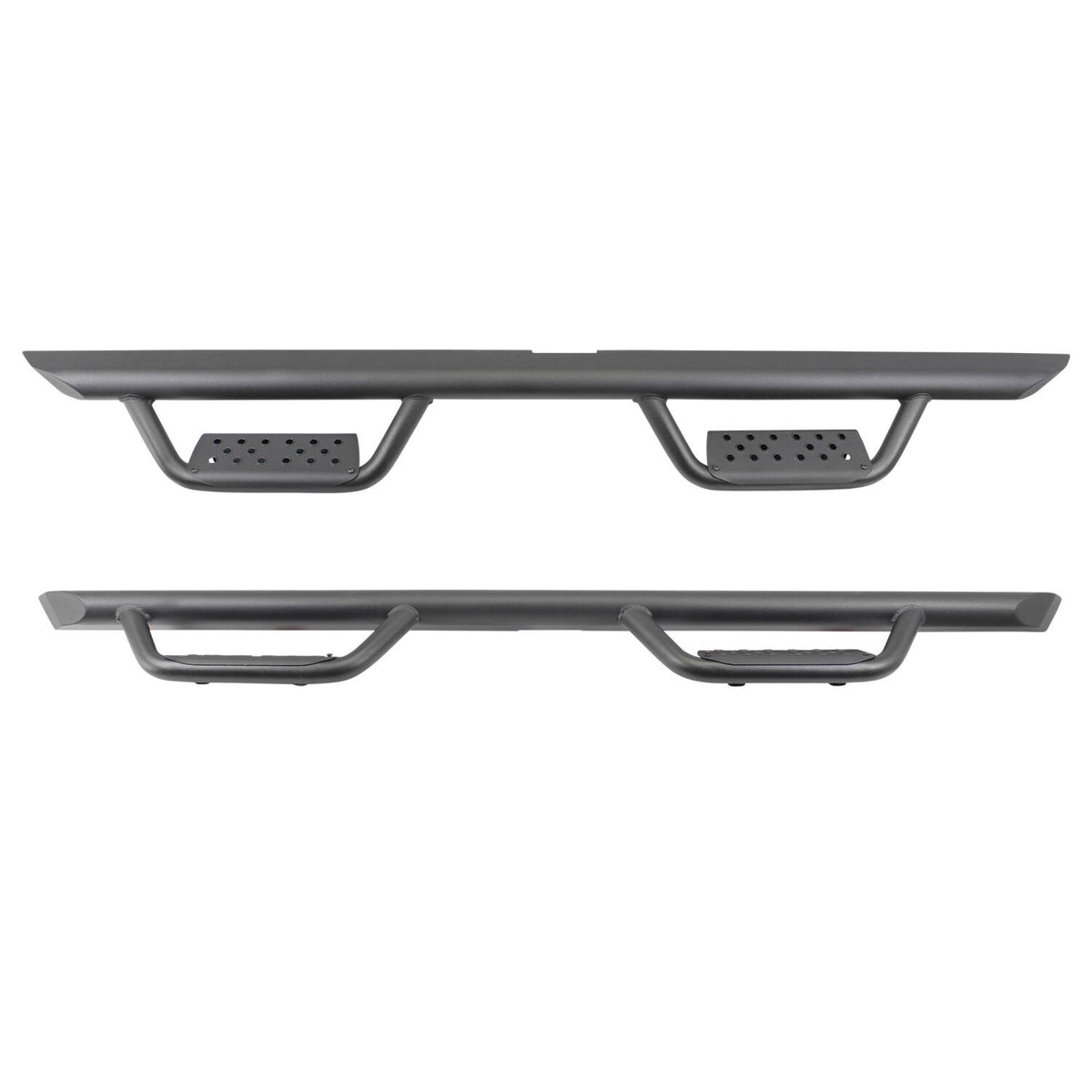 Dominator Xtreme D2 Side Steps with Rocker Panel Mounting Bracket Kit Textured Black 2024-2026 Toyota Tacoma Go Rhino
