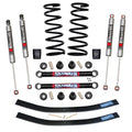 Suspension Lift Kit w/Shock M95 Performance Shocks 3 Inch Lift Incl. Front Coil Springs Rear Add-A-Leafs U Bolt Kit Lower Links