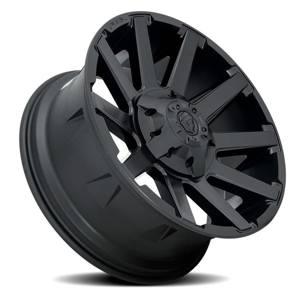 Aluminum Wheels 20X10 Contra D437 Matte Black Fuel Off Road Wheels