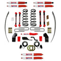 Suspension Lift Kit w/Shock 4-4.5 Inch Lift Class II All 4 Shocks 00-01 Dodge Ram 2500 00-01 Dodge Ram 3500 Skyjacker