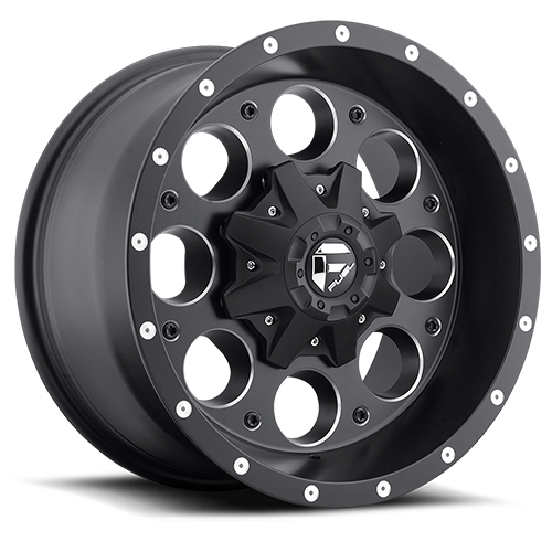 Aluminum Wheels 15X10 Revolver D525 Matte Black/Milled Fuel Off Road Wheels