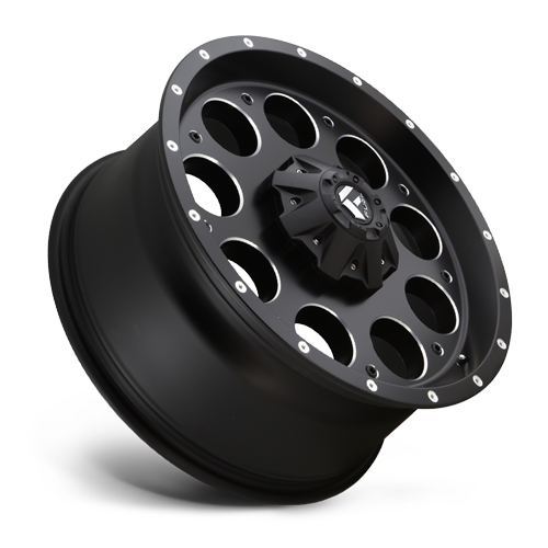 Aluminum Wheels 15X8 Revolver D525 Matte Black/Milled Fuel Off Road Wheels