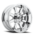 Aluminum Wheels 20X12 Maverick D536 Chrome Fuel Off Road Wheels