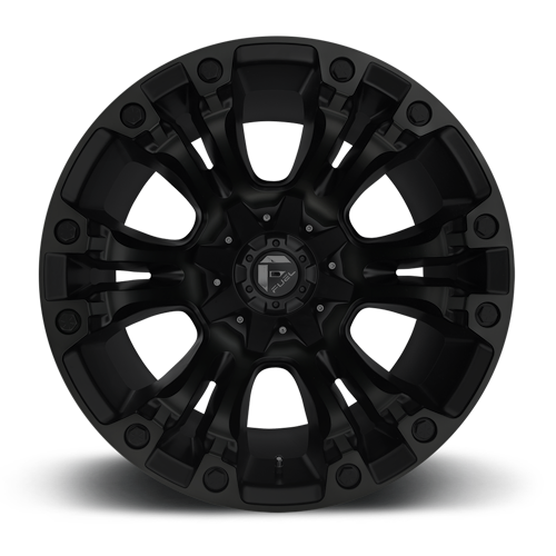Aluminum Wheels 17X9 Vapor D560 Matte Black Fuel Off Road Wheels