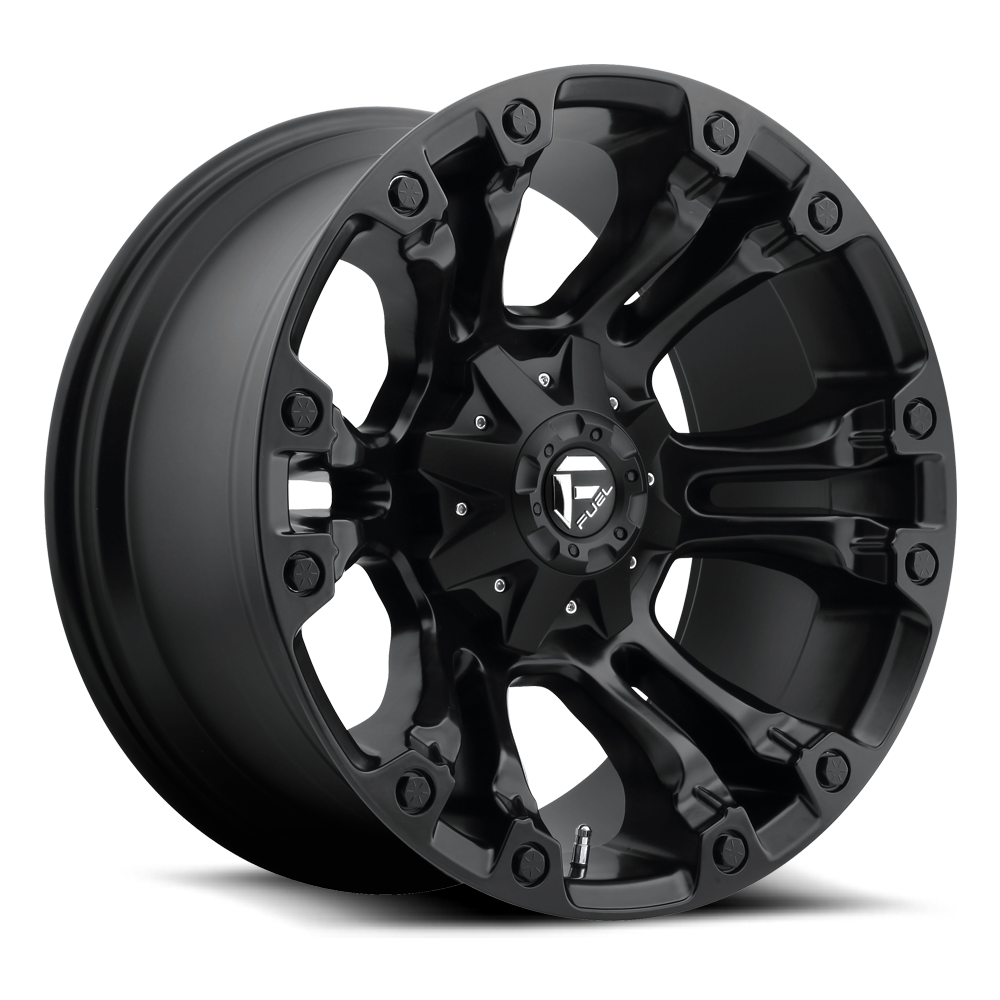 Aluminum Wheels 20X9 Vapor D560 Matte Black Fuel Off Road Wheels