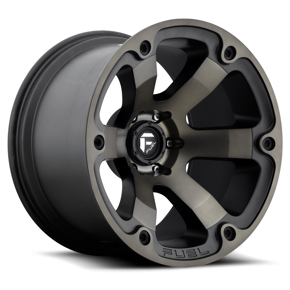 Aluminum Wheels 17X9 Beast D564 Matte Black/Machined Dark Tint Fuel Off Road Wheels