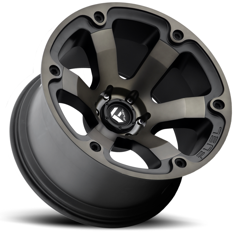 Aluminum Wheels 17X9 Beast D564 Matte Black/Machined Dark Tint Fuel Off Road Wheels