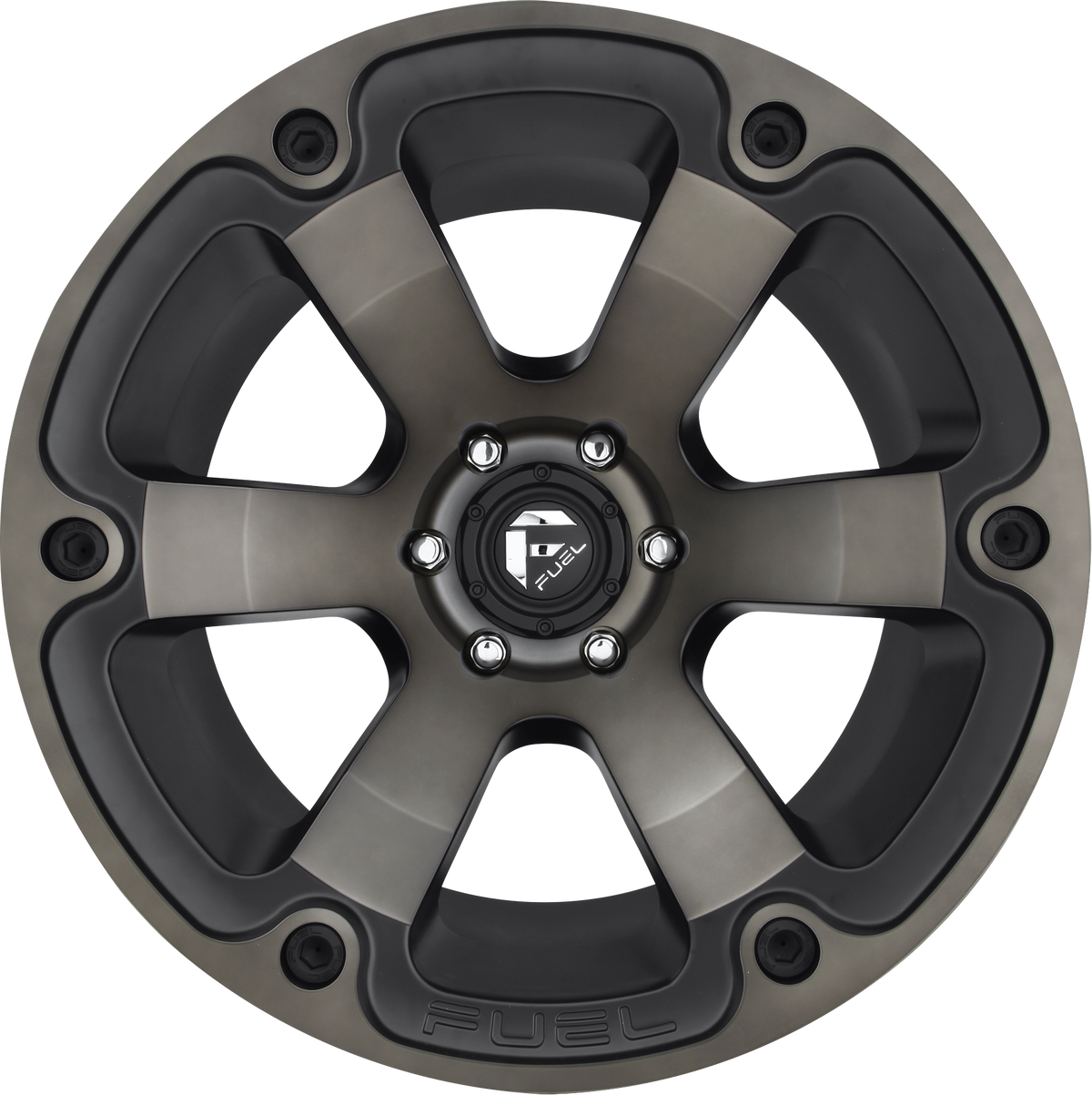 Aluminum Wheels 17X9 Beast D564 Matte Black/Machined Dark Tint Fuel Off Road Wheels