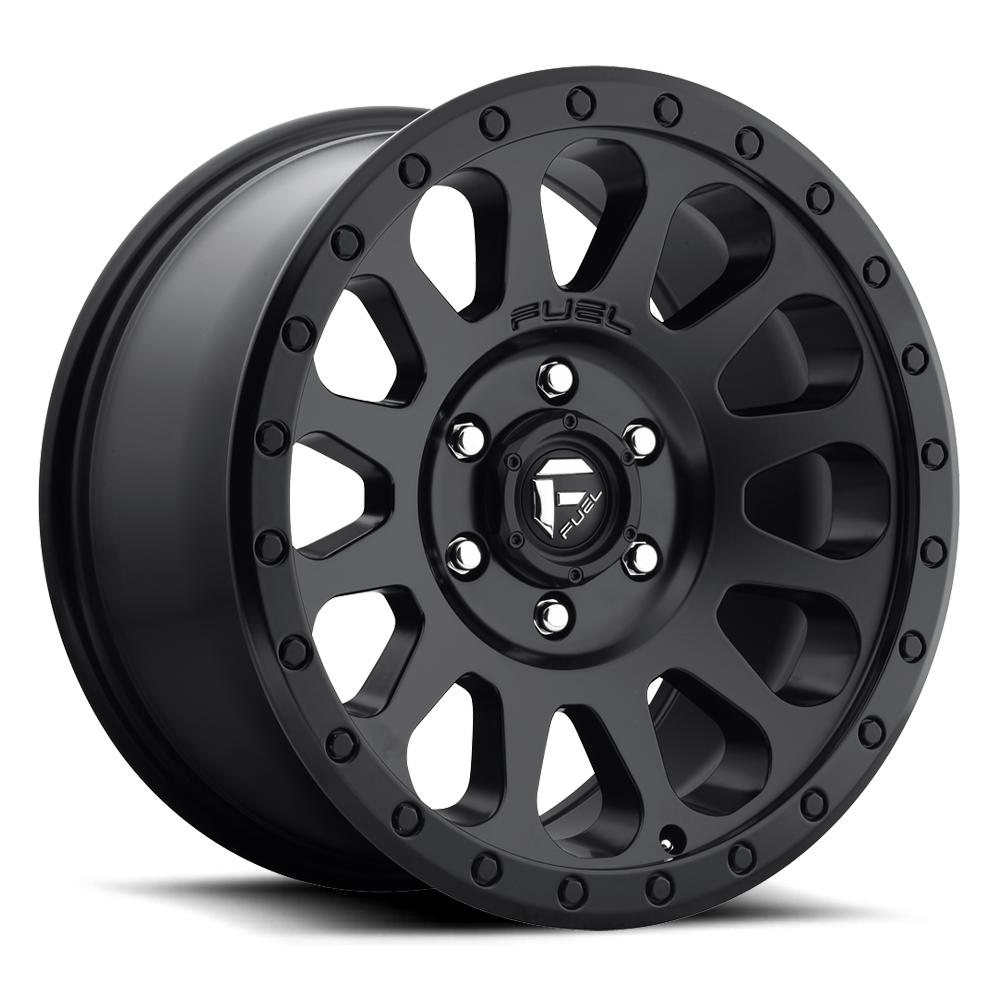 Aluminum Wheels 16X8 Vector D579 Matte Black Fuel Off Road Wheels