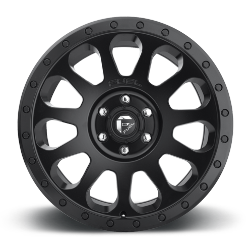 Aluminum Wheels 16X8 Vector D579 Matte Black Fuel Off Road Wheels