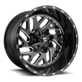 Aluminum Wheels 22X12 Triton D581 Gloss Black/Milled Fuel Off Road Wheels