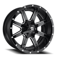 Aluminum Wheels 18X9 Maverick D610 Gloss Black/Milled Fuel Off Road Wheels