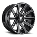 Aluminum Wheels 22X10 Contra D615 Gloss Black/Milled Fuel Off Road Wheels