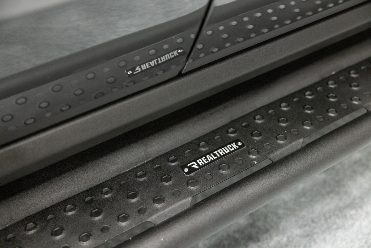 Dominator Xtreme D6 SideSteps With Mounting Bracket Kit Textured Black 2022-2026 Ford Maverick Go Rhino