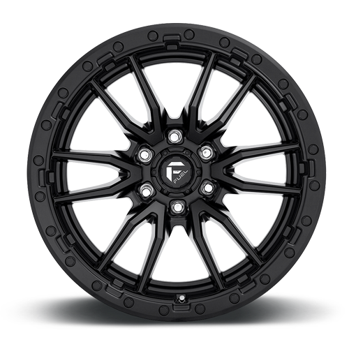 Aluminum Wheels 20X10 Rebel D679 Matte Black Fuel Off Road Wheels