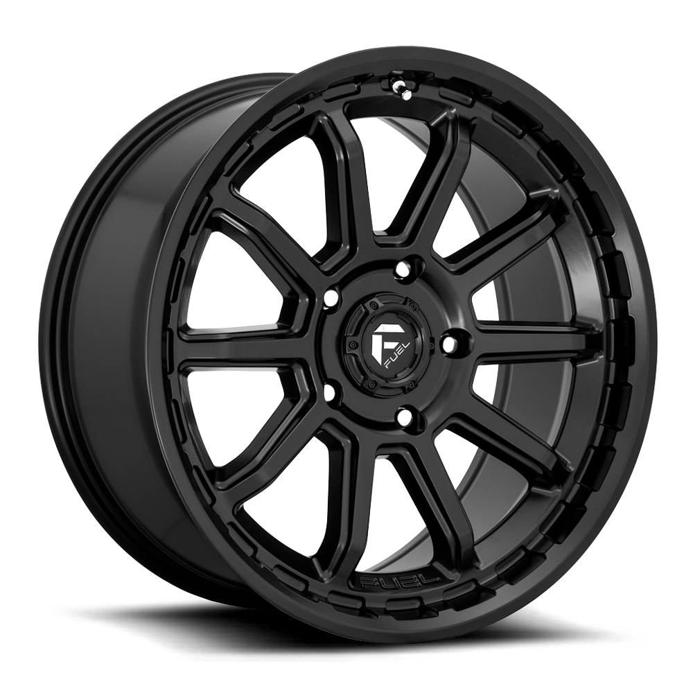 Aluminum Wheels 20X9 Torque D689 Black Fuel Off Road Wheels