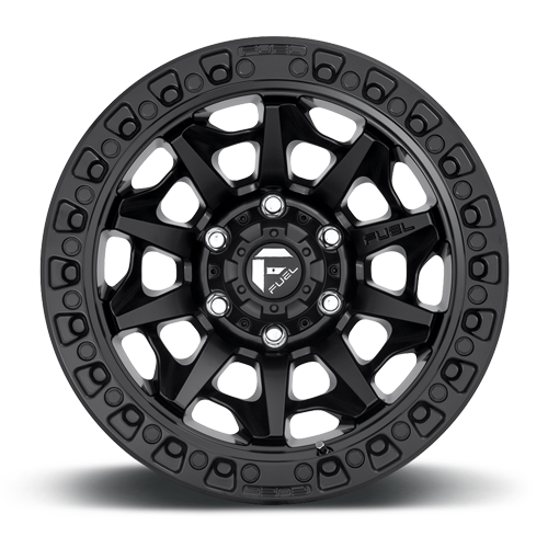 Aluminum Wheels 17X8.5 Covert D694 Matte Black Fuel Off Road Wheels