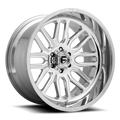 Aluminum Wheels 22X10 Ignite D721 High Luster Polished Fuel Off Road Wheels