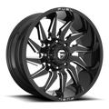 Aluminum Wheels 20X10 Saber D744 Gloss Black Milled Fuel Off Road Wheels