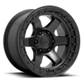 Aluminum Wheels 17X9 Block D750 Matte Black/Black Ring Fuel Off Road Wheels