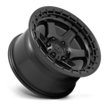 Aluminum Wheels 18X9 Block D750 Matte Black/Black Ring Fuel Off Road Wheels