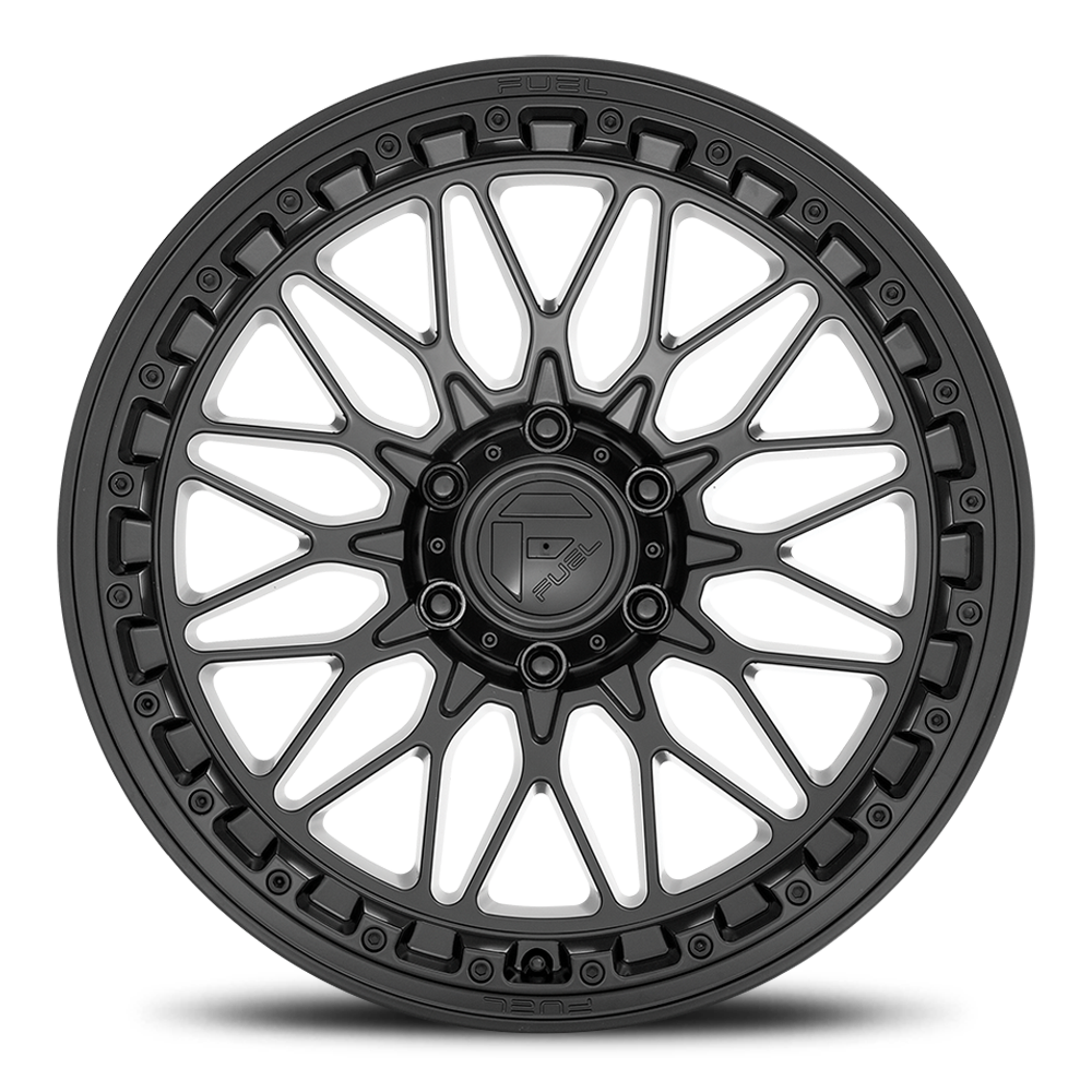 Aluminum Wheels 20X9 Trigger D757 Matte Black Fuel Off Road Wheels