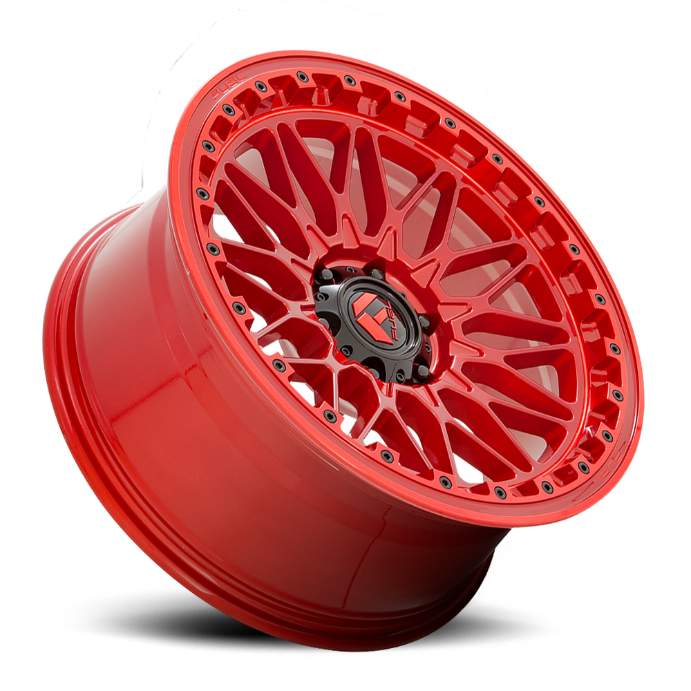 Aluminum Wheels 17X9 Trigger D758 Candy Red Fuel Off Road Wheels